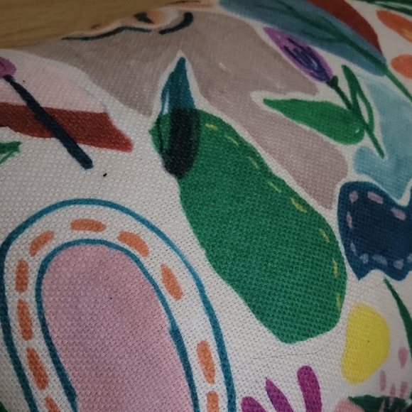 Colorful Abstract Throw Pillow - Picture 2 of 5